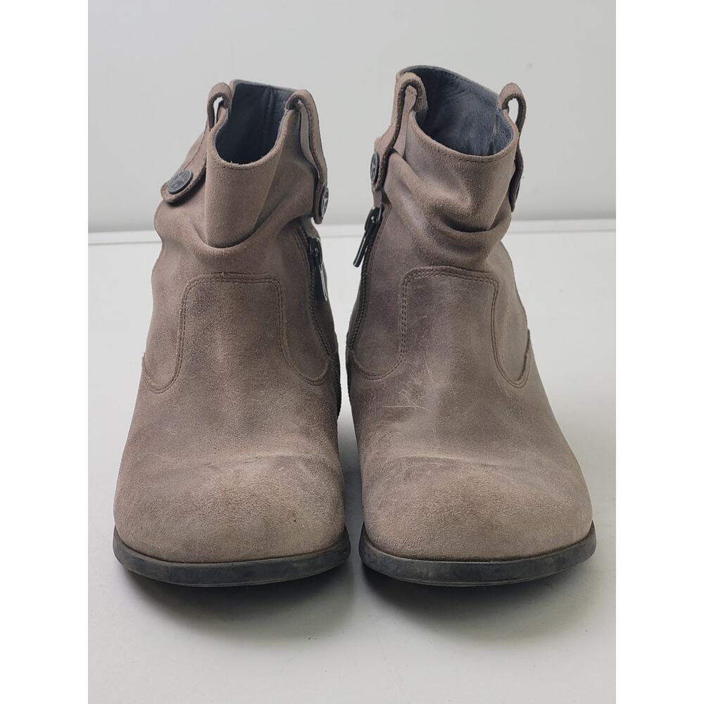 Birkenstock Boots Sarnia Slouch Waxed Suede Women's Sz 38 (7) - Picture 2 of 8